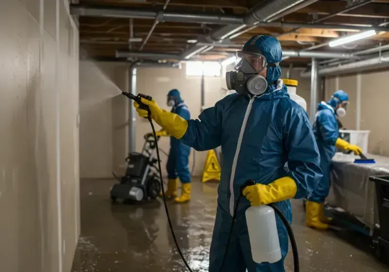 Basement Sanitization and Antimicrobial Treatment process in Olton, TX